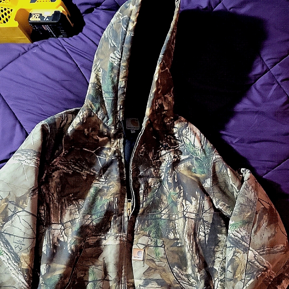 Carhartt Camouflage Hooded Jacket